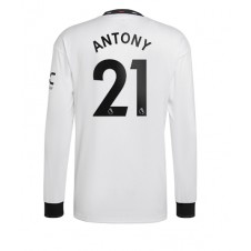 Manchester United Antony #21 Bortatröja 2022-23 Långa ärmar